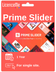 Prime Slider 1 Year For Single Site