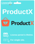 ProductX For single site